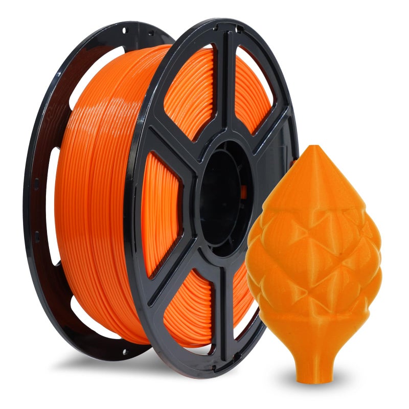 FLASHFORGE ABS Pro Filament 1.75mm Orange, 3D Printer Filament 1kg (2.2lbs) Spool-Dimensional Accuracy +/- 0.02mm, Hot Deformation Below 90â„ƒ, Great for Printing Heat-Resistant Functional Parts - Image 1